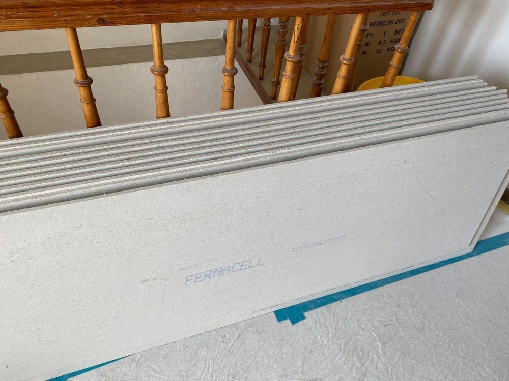 DRU Verwarming Vermiculiet plaat 1250x1020 (5 stuks), verkoop per: 1 x