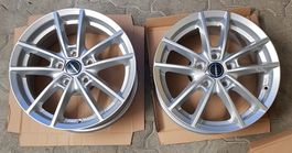 Alufelgen 2 x Borbet 6.5x16 ET50 5x112 Modell W für Audi/VW