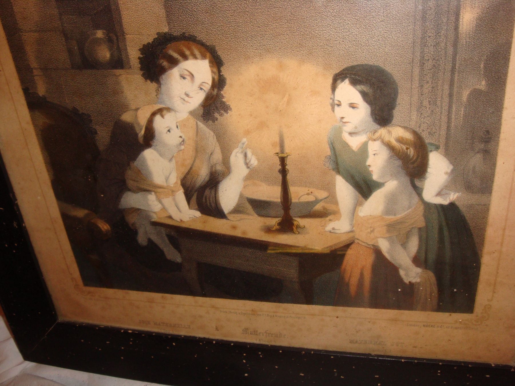Poster & Bilder: Lithographie gerahmt, 19. Jahrhundert – Gebraucht aus häusernmoos von buc_8ftk 1