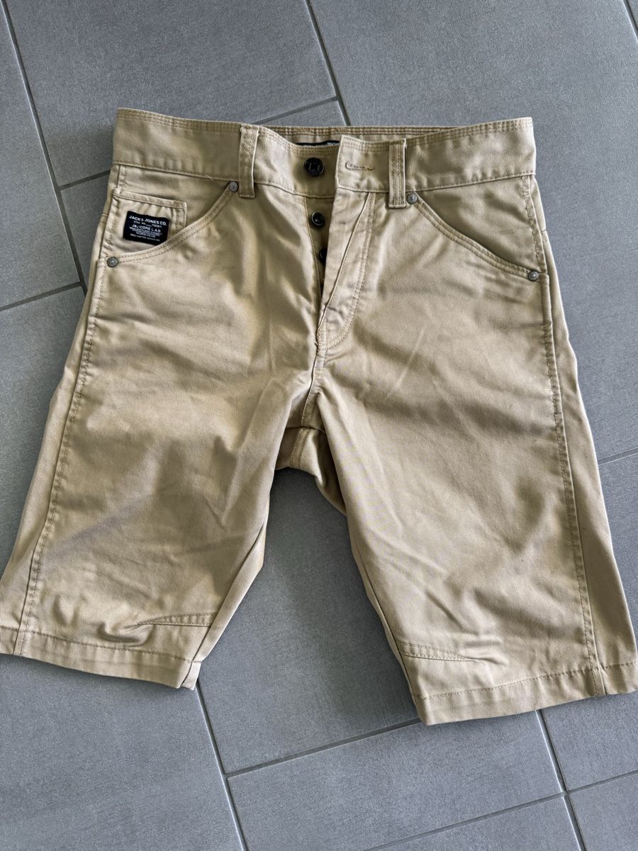 Jack & Jones Pantaloni: Shorts Jack & Jones, Gr. S, beige – Usato da Reitnau venduto da Chiroptera74