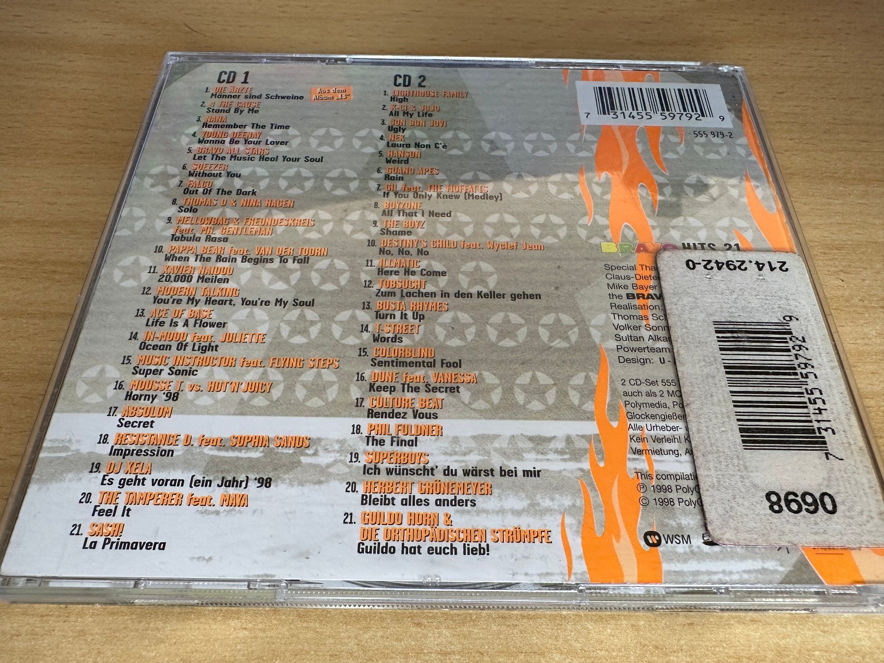 CD: Various – Bravo Hits 21 - 2 CD – Usato da Rikon im Tösstal venduto da Alpenmutz 1