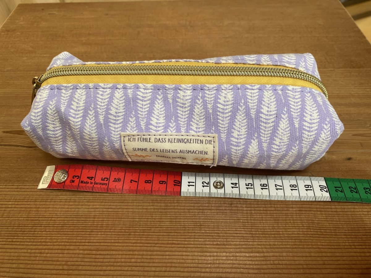 Herlitz Altro in Scrittura & Disegno: Lila Etui Baumwolle mit Spruch - Neu! – Nuovo (secondo la descrizione) da Buochs venduto da H16 5