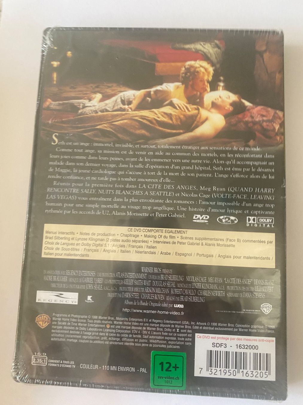 Alle DVDs: DVD La Cité des Anges, avec Nicolas Cage et Meg Ryan – Neu und originalverpackt aus Morges von Fanfan2026 2