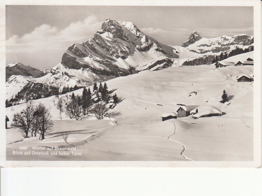 Cartoline postali: Braunwald 1938 – Usato da Bürglen TG venduto da StampGraf