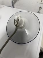 Vintage Emaille Lampe schönes Design.