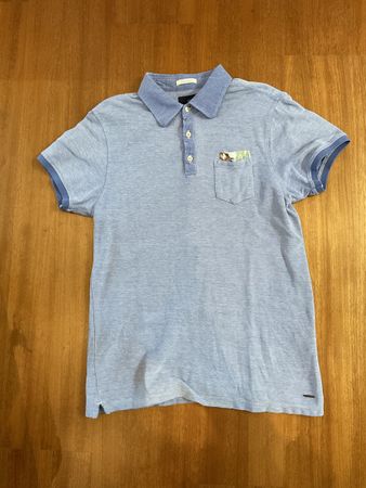 Scotch & Soda Polo Shirt, Grösse M, Blau