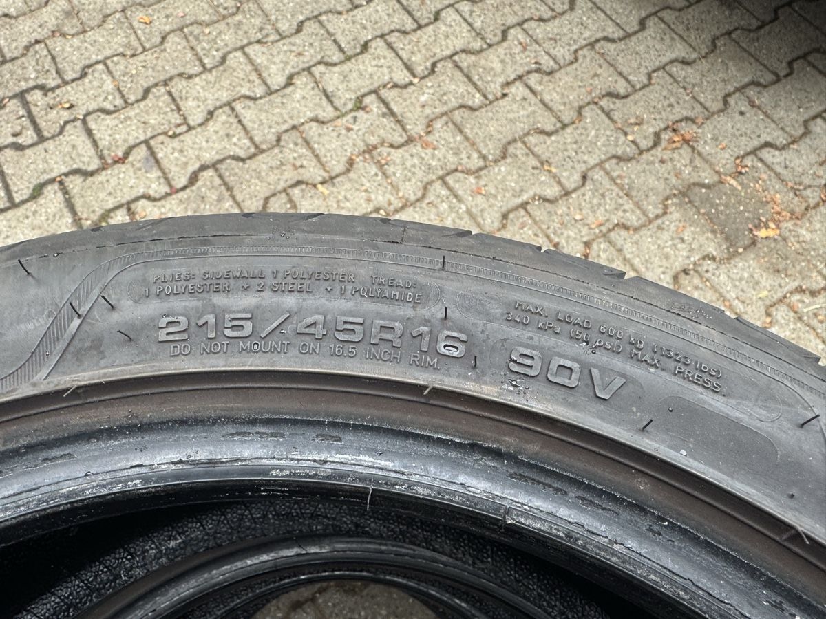 Pneus & Kompletträder: Reifen 215/45 16 – Gebraucht aus Mattstetten von Janick12 3