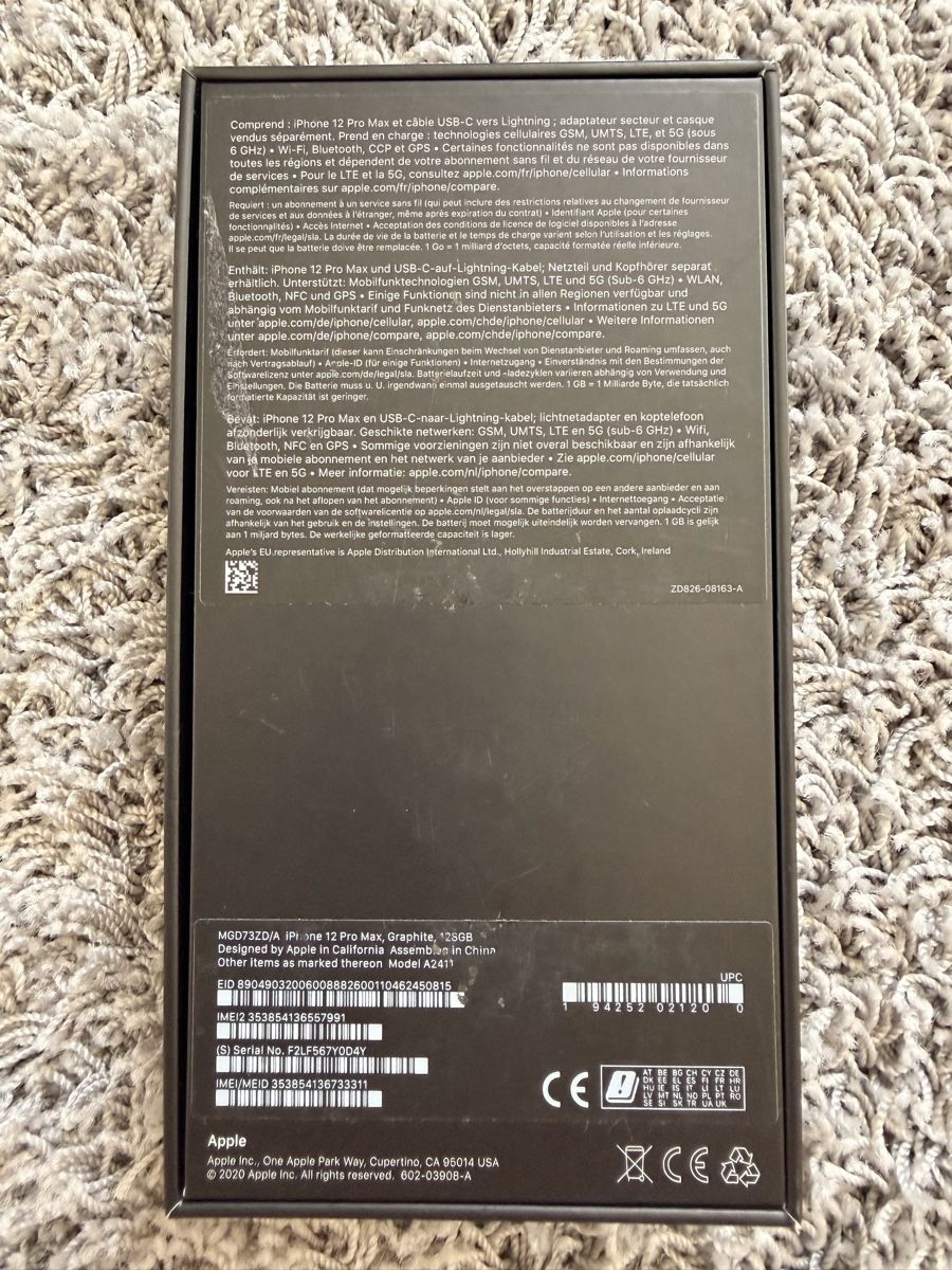 Apple Handys / Smartphones: IPhone 12 Pro Max – Gebraucht aus Aarwangen von fl__67nq 4