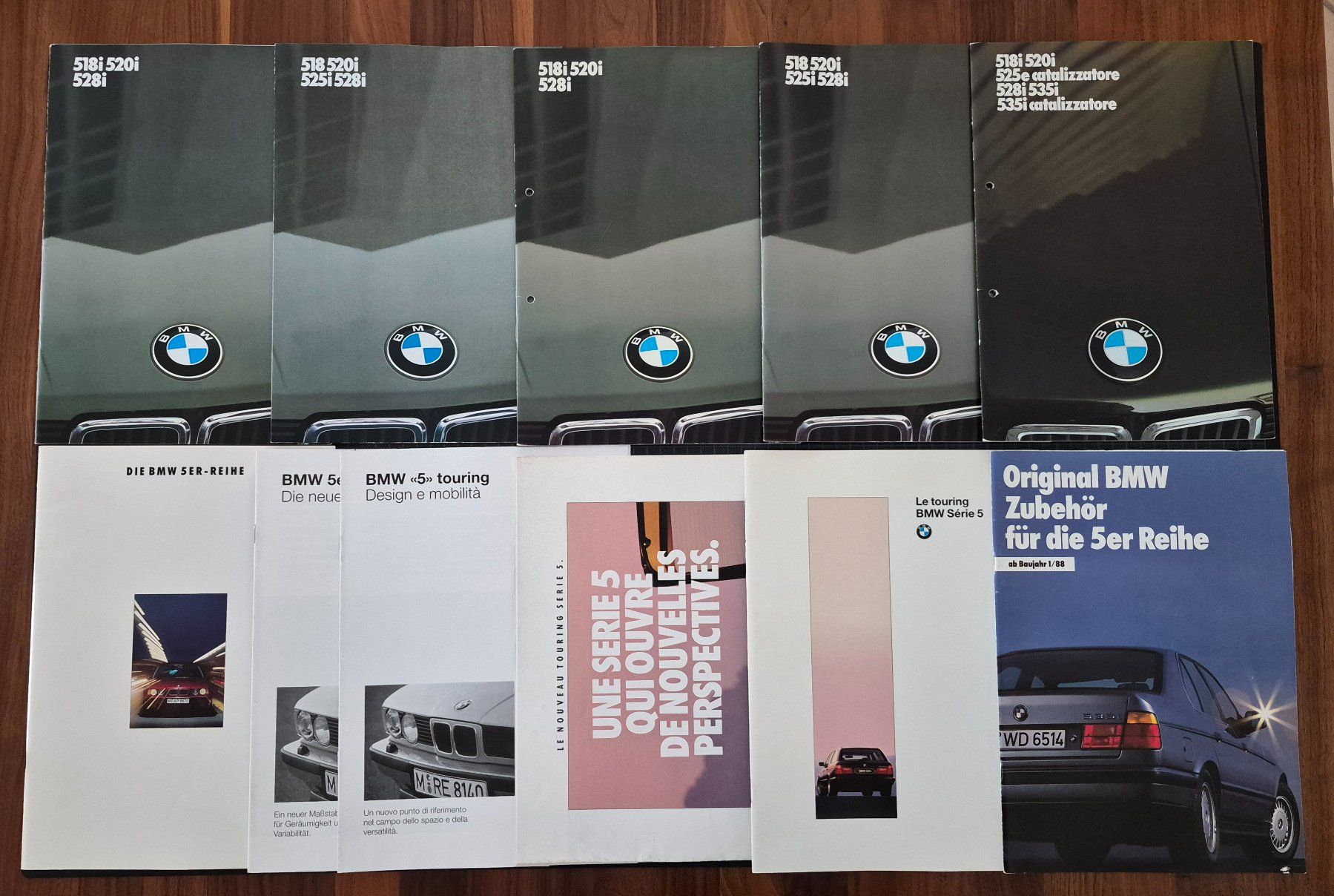 BMW Dokumente: BMW Broschüren E21 E30 E32 E34 E36 E38 E39 E46 E60 E90 M3 M5 – Neu (gemäss Beschreibung) aus Rothenburg von artandcars 2