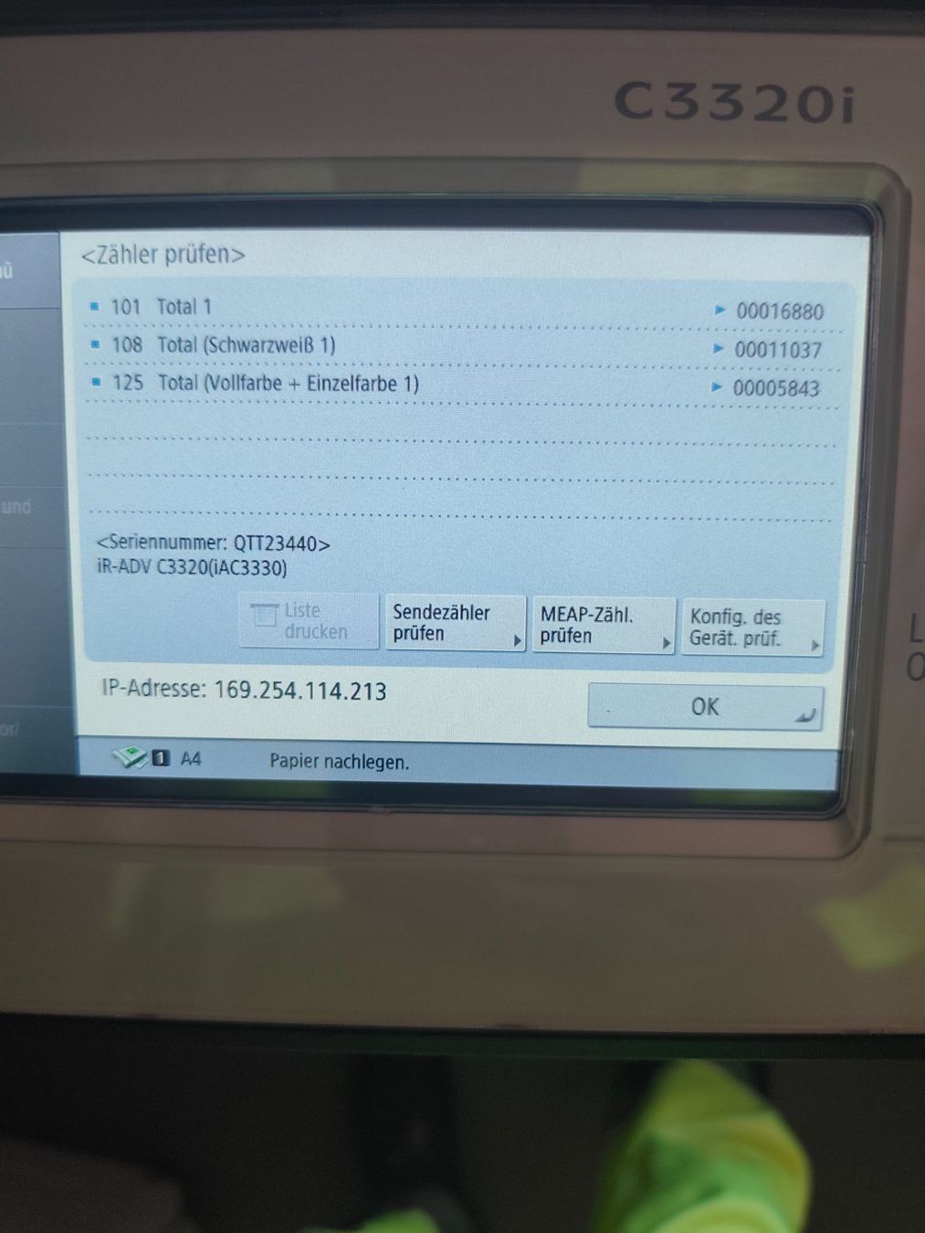 Canon Drucker: Canon C3320i – Gebraucht aus Ebnat-Kappel von Nejat1 3