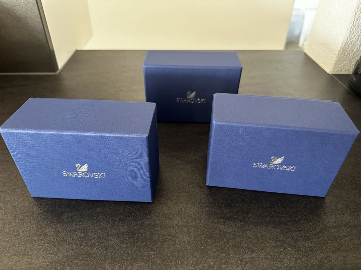 Swarovski Kerzenständer: Original Swarovski Kerzenhalter Set 3Stk – Gebraucht aus Eglisau von Brewster1 2