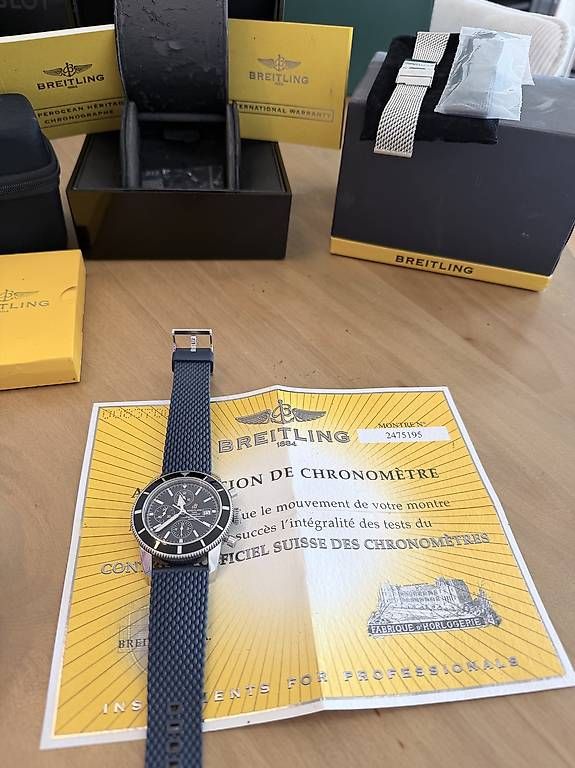 Orologi: Breitling Superocean Héritage Chronograph 46 selten Fullset  – Usato da Zumikon venduto da Marin1986 1