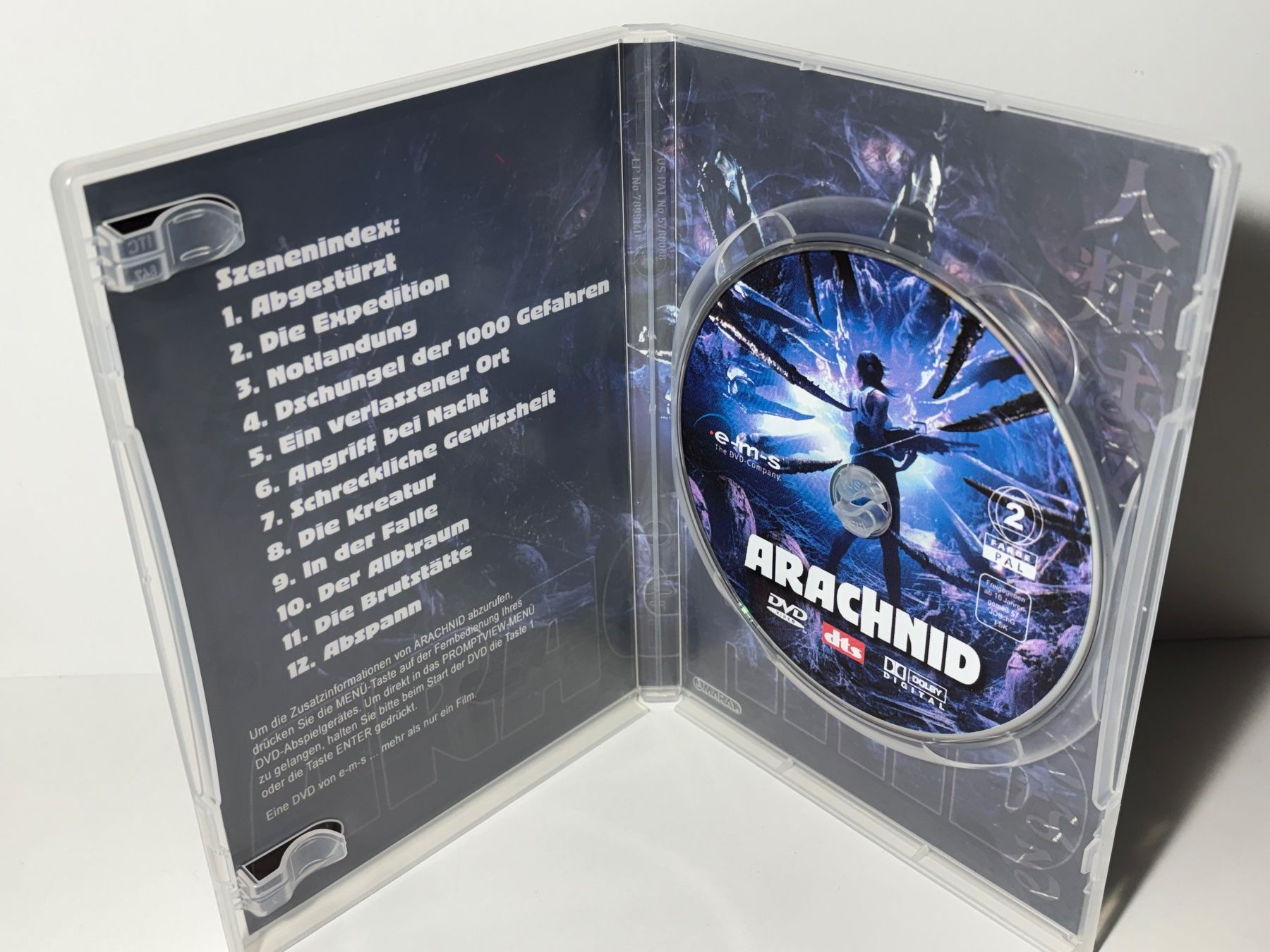 Tutti i DVDs: Arachnid DVD – Usato da Wilderswil venduto da Sstriker 2