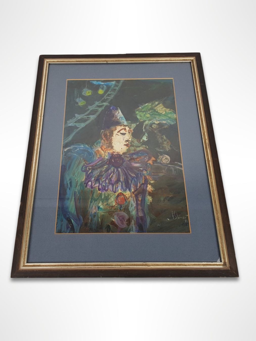 Dipinti: Gemälde - H.Steiner Clown '83 – Usato da Suhr venduto da Restwert_Suhr