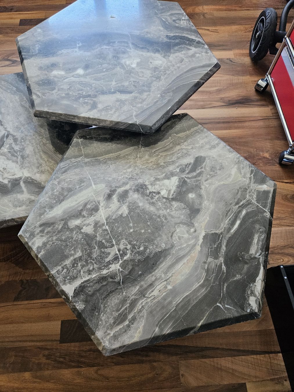 Tavoli: Satztische aus echtem Marmor Vintage  – Usato da Muttenz venduto da jeh_l5fx 3