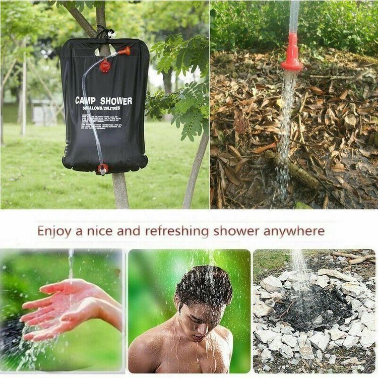 20L Solar  Camping Dusche tasche Freien 5