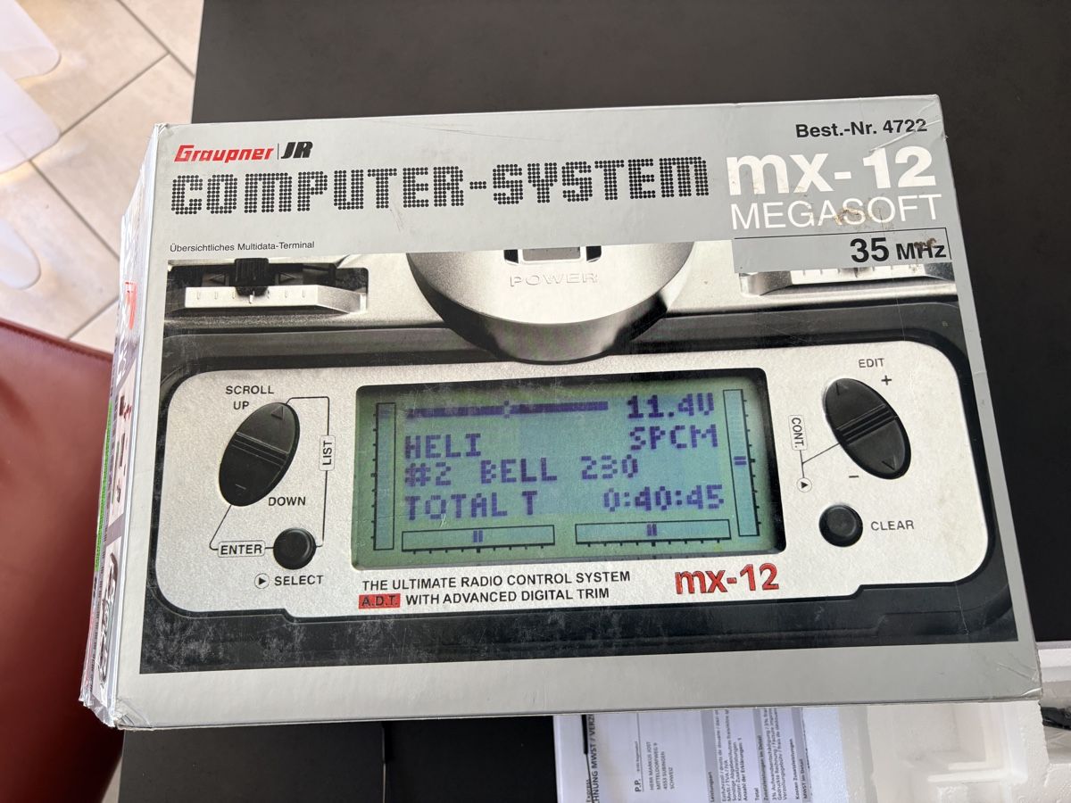 Graupner Telecomando: Graupner MX12 35 Mhz – Difettoso da Subingen venduto da Futaba 1