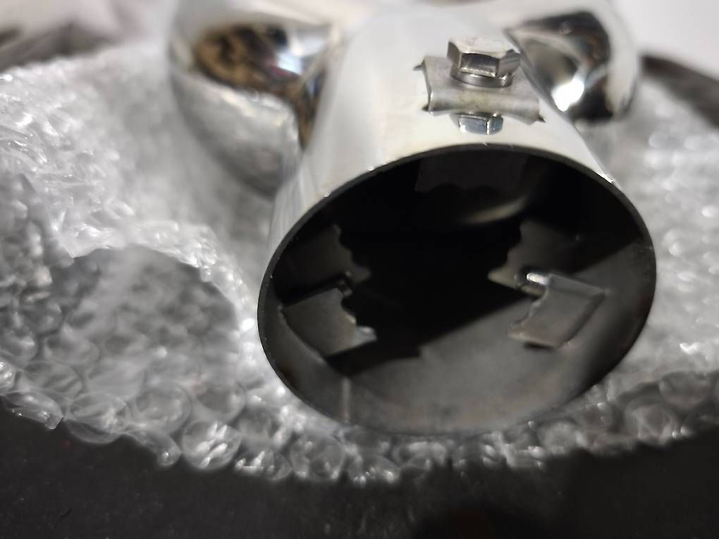 Sistemi di scarico: Auspuff Blenden Edelstahl neu  – Usato da Zihlschlacht venduto da rad_vvm9 3
