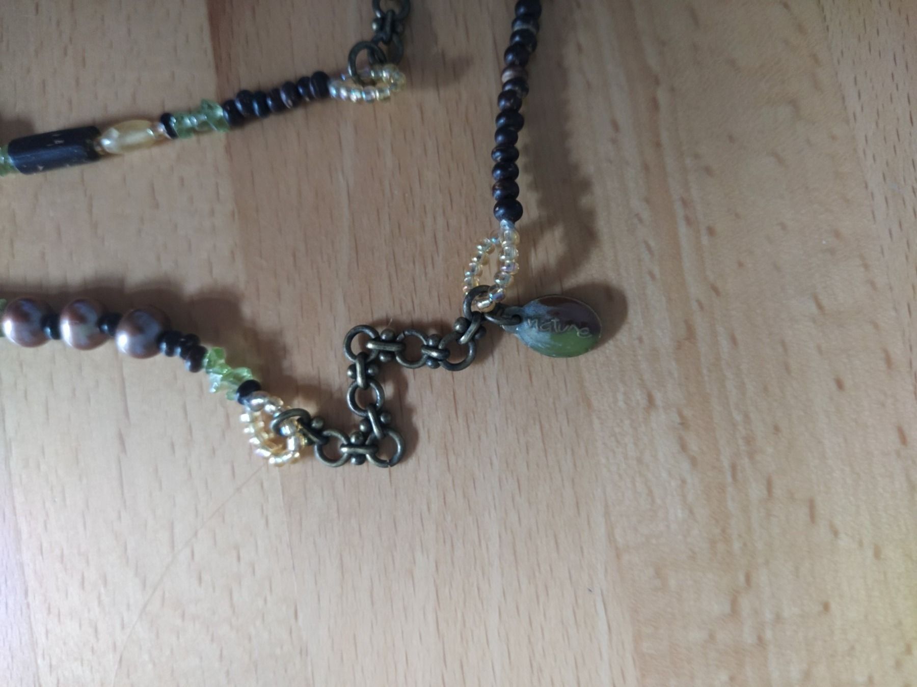 Catenine: Perlen Halskette mit Amulett von Nature, NEU – Nuovo (secondo la descrizione) da Chur venduto da Ronja777 4