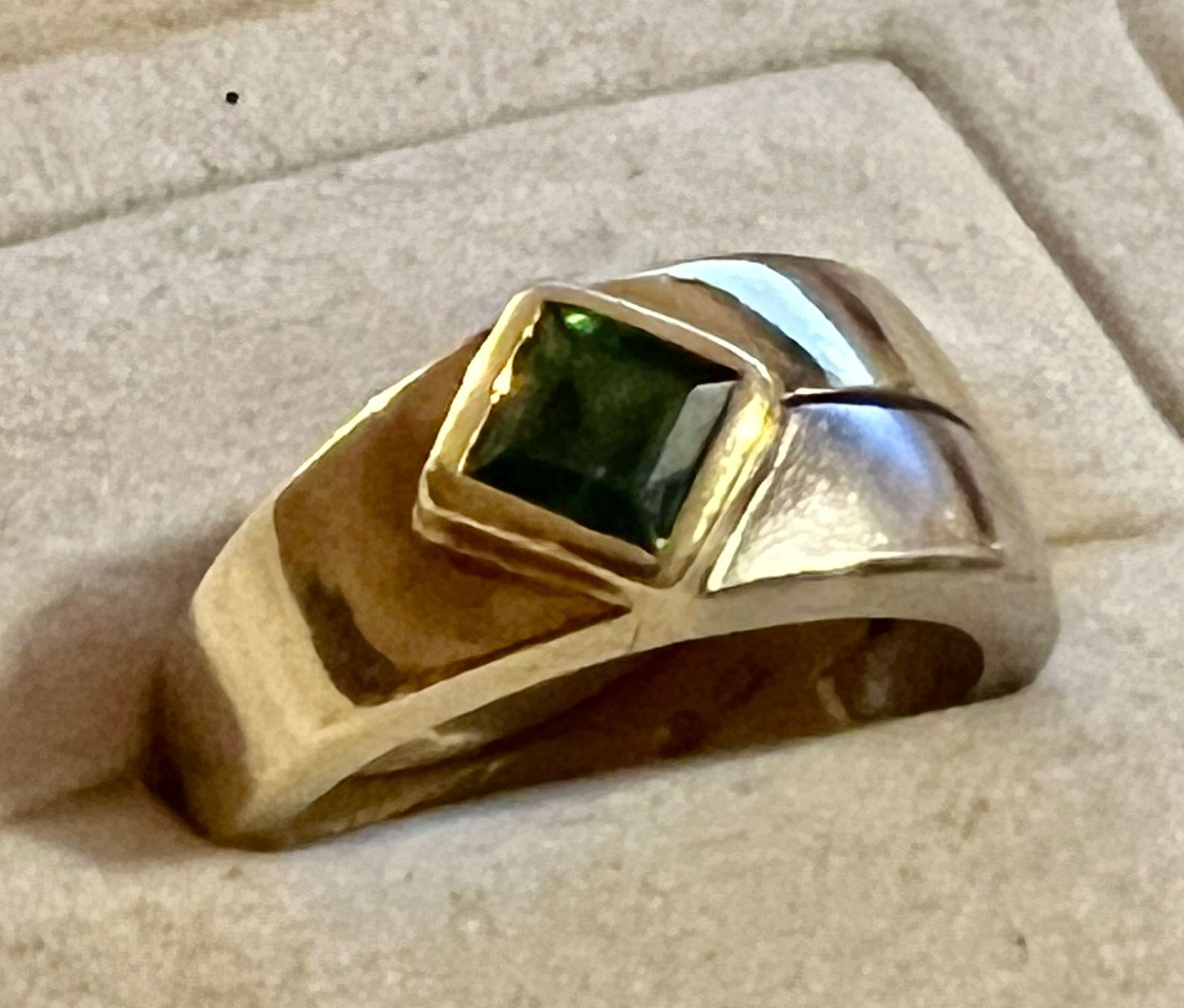 Anelli: Gold-Ring 18 K mit Turmalin – Usato da Chur venduto da Penting1935 1
