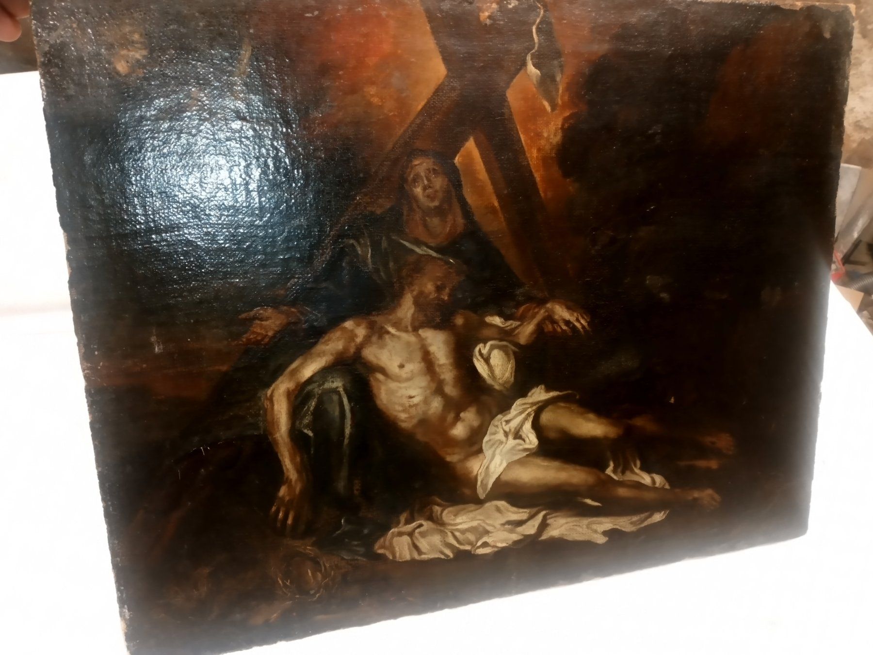 Dipinti: altes  Gemälde ölbild unsigniert – Usato da Prez-vers-Siviriez venduto da Monija70