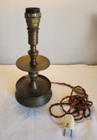 Vintage Messing Tischlampe Kerzenständer-Optik 31cm 