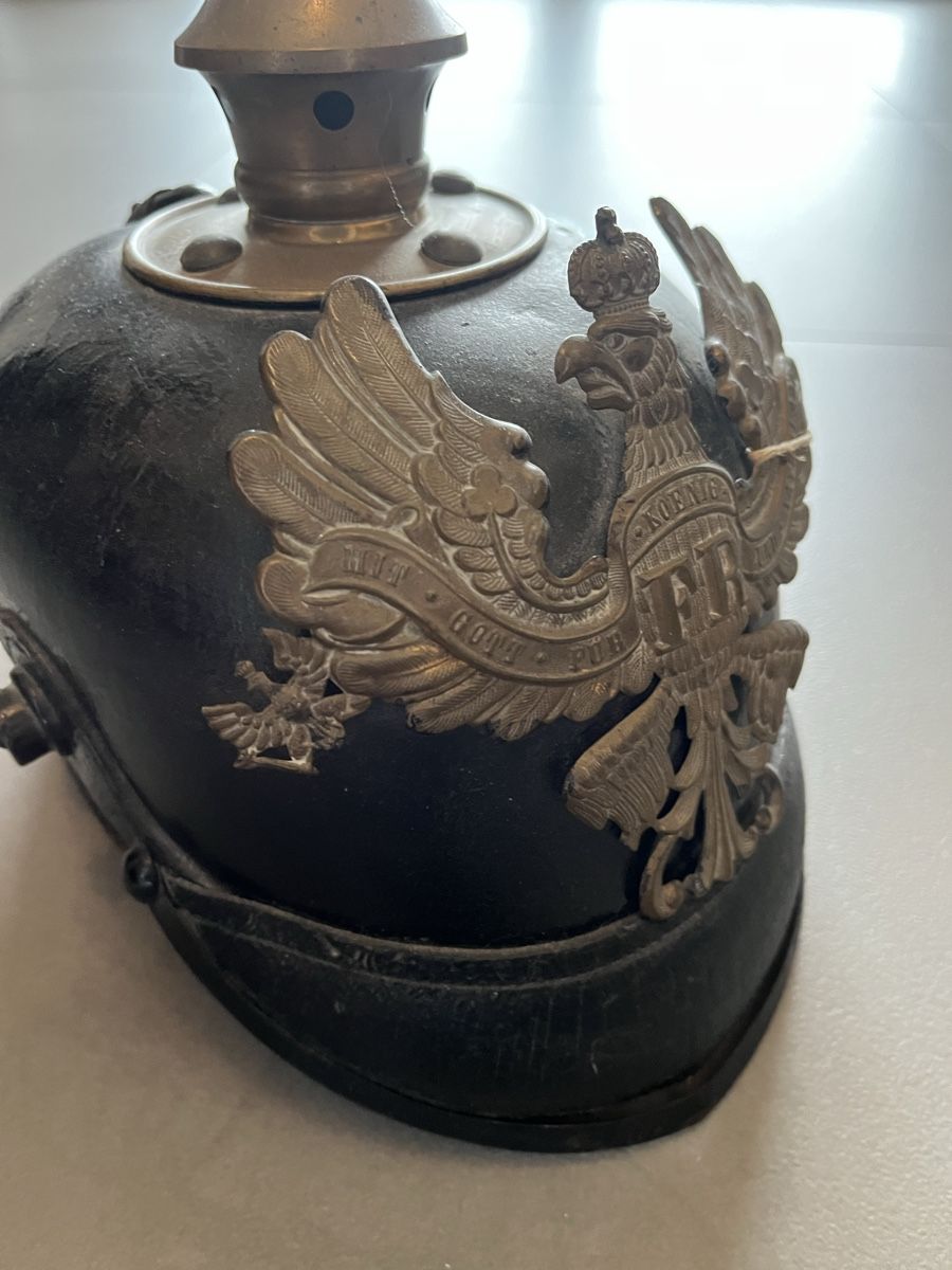 Uniformi & Effetti personali: Original Preussische Pickelhaube – Usato da Hergiswil NW venduto da Ansi777 1