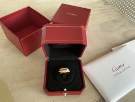 Cartier Ring Tri-Color Gold 750 Ring Gr. 50