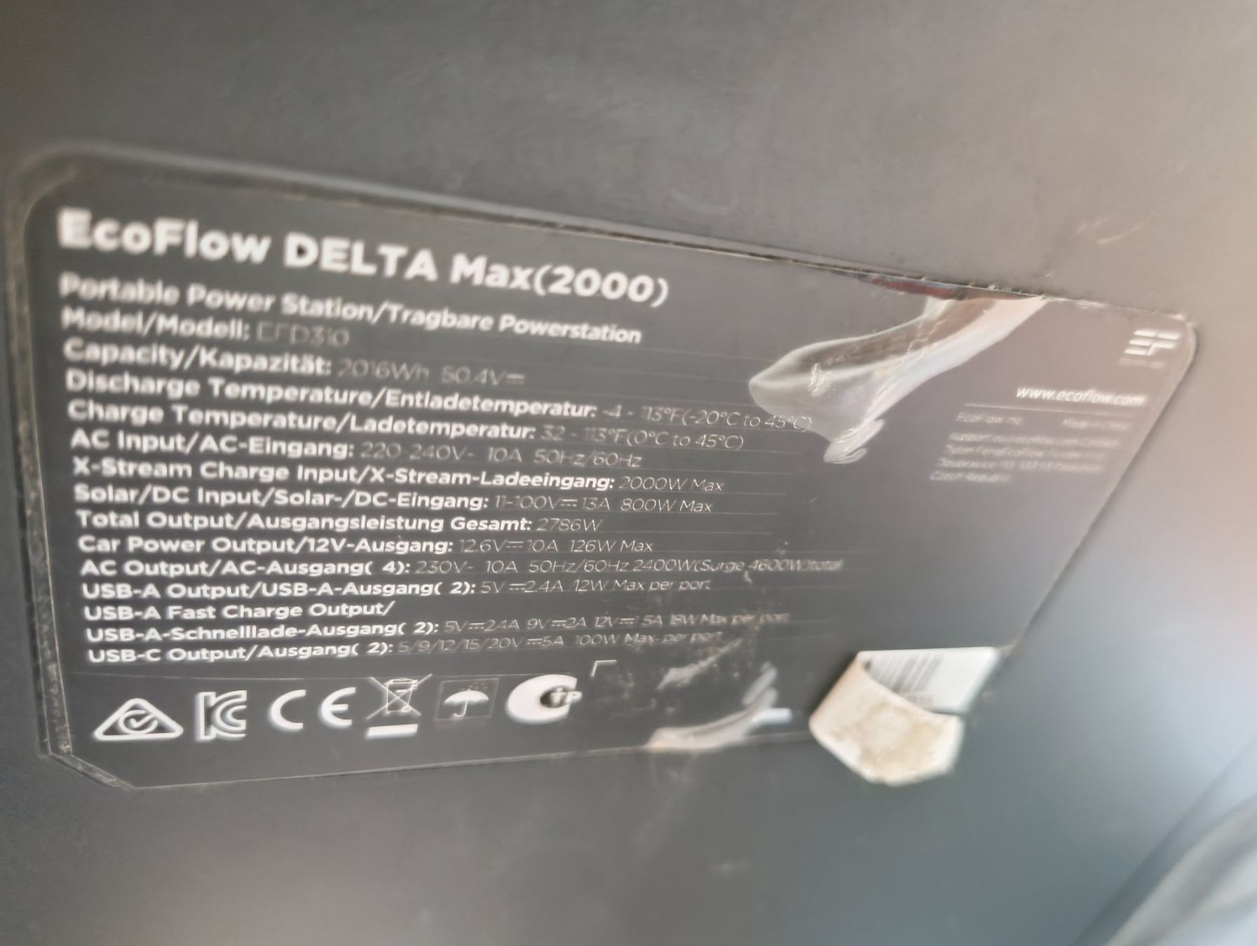 Ecoflow Generatori di corrente: Ecoflow Delta Max 2048 Wh – Nuovo (secondo la descrizione) da Zürich venduto da ter_26db 5