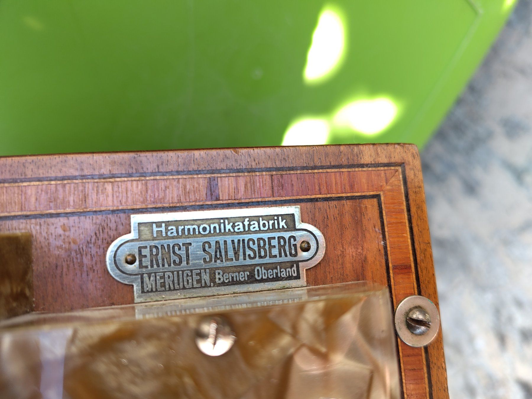 Strumenti musicali: Schwyzerörgeli Ernst Salvisberg, Merligen – Usato da Basel venduto da rihuber 1