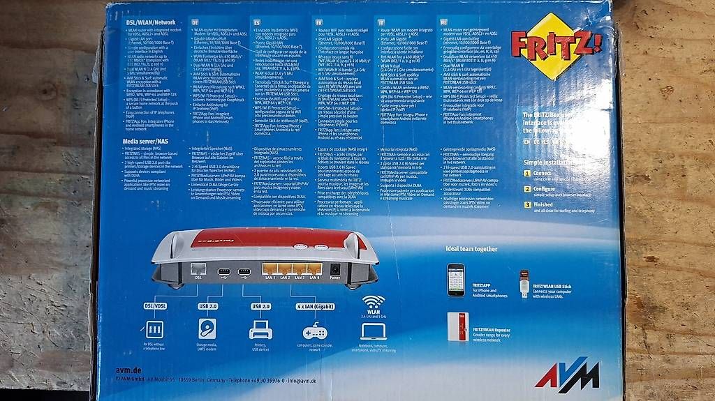 Modem & Router: FRITZ Box 3390 – Usato da Mägenwil venduto da Fiesta51 1
