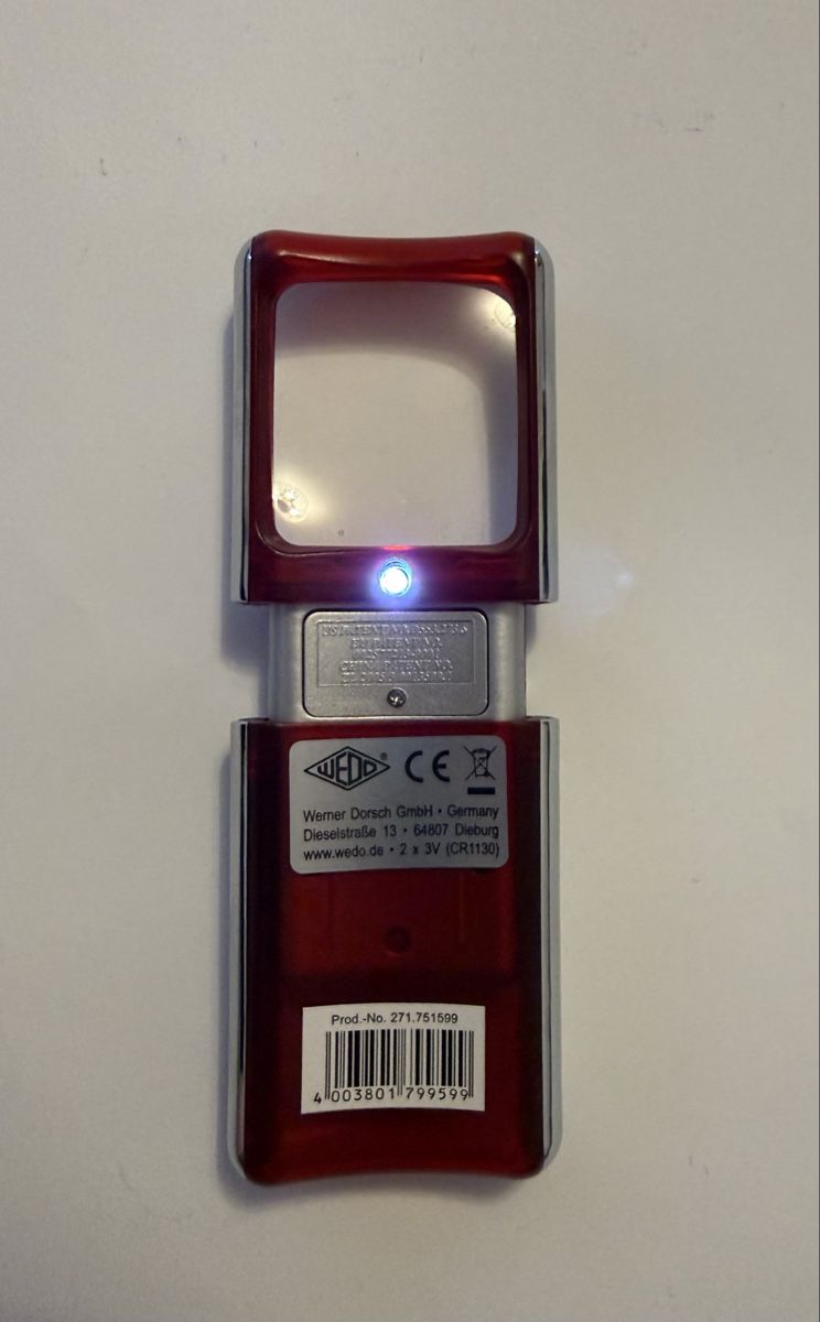 Altro per Ottica: Wedo LED Lupe  rot – Usato da Oetwil an der Limmat venduto da TOP15 2