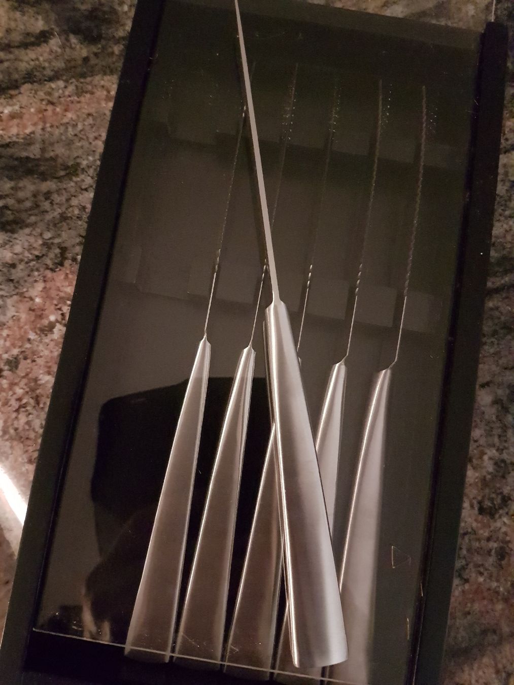 Coltelli: Steakmesser 6er Set in Box – Nuovo e nell'imballaggio originale da Duebendorf venduto da Arenenberg1 2