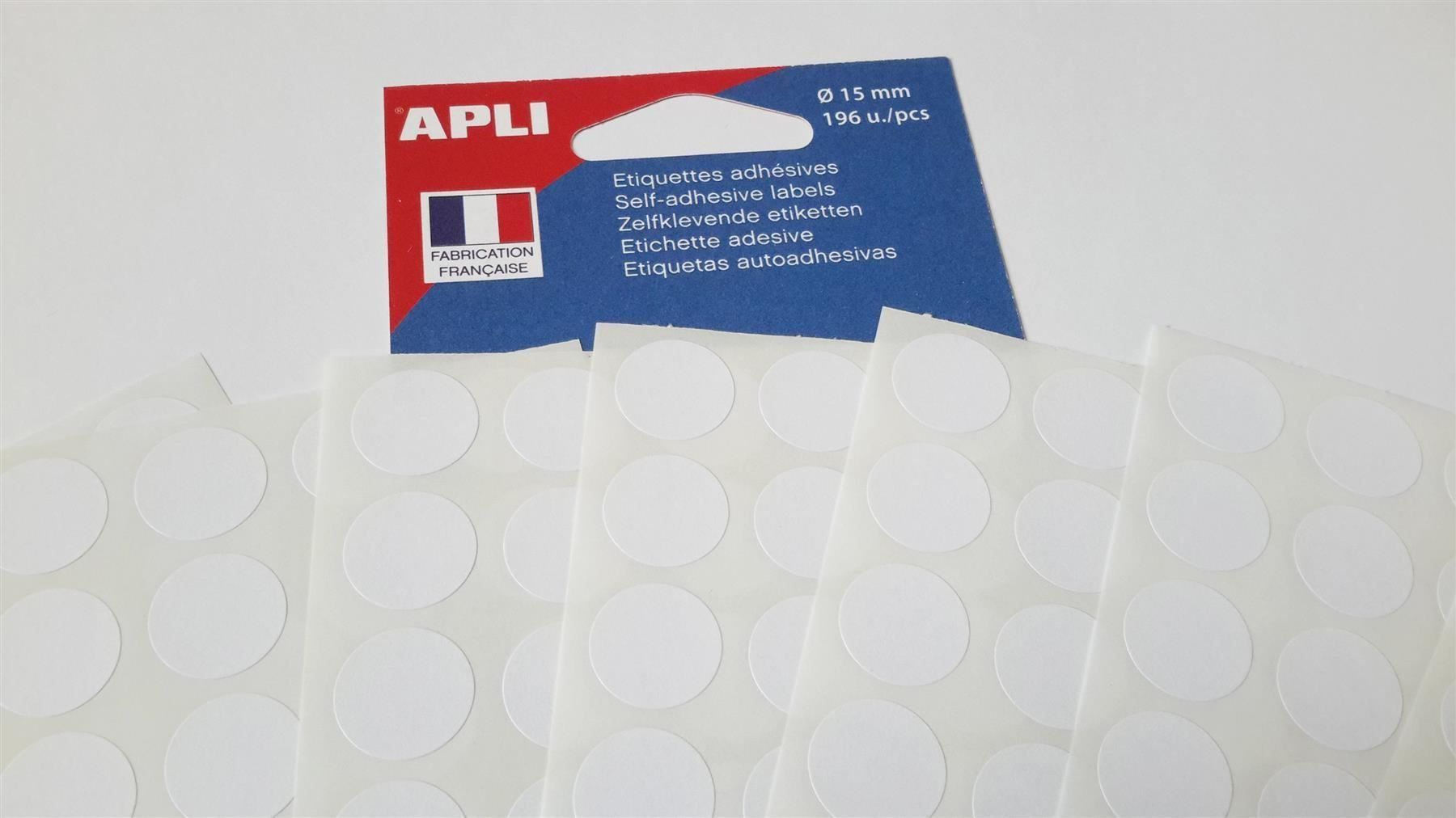 Sticker: Markierungspunkte, weiss, 15mm, 196 St. – Nuovo e nell'imballaggio originale da St. Gallen venduto da cointec 4