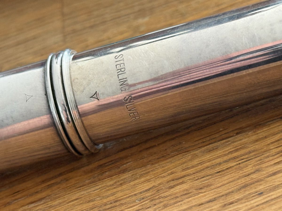 Yamaha Strumenti musicali: Querflöte Yamaha YFL 32 Mit Sterling Silber Stempel – Usato da Goldach venduto da Messerguru 2