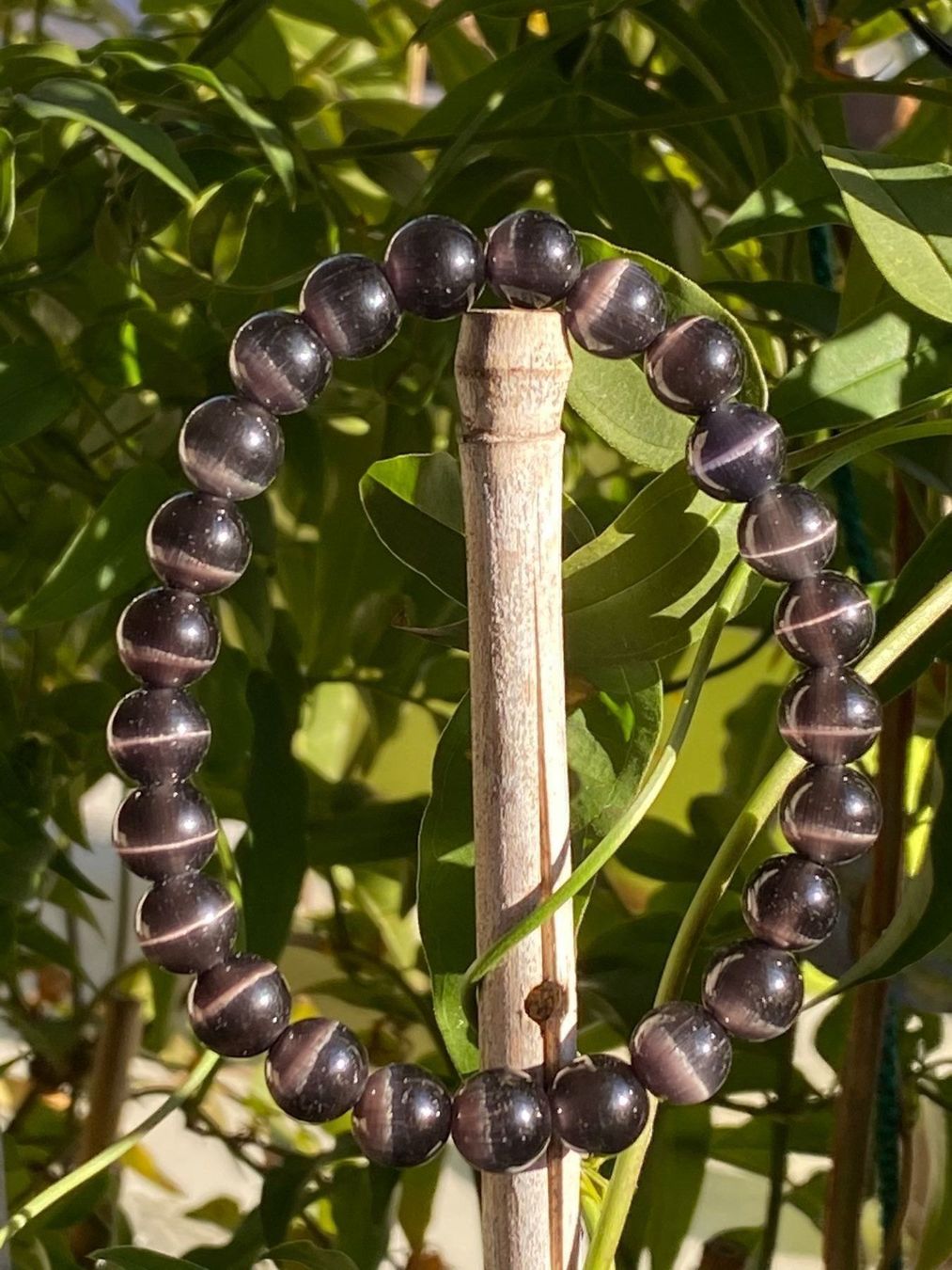 Bracciali & Braccialetti: Armband mit Katzenaugen – Nuovo e nell'imballaggio originale da Matten b. Interlaken venduto da kero71 5