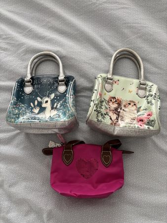 Kinder Handtaschen Set, 3 Stück, Süsses Design für Mädchen
