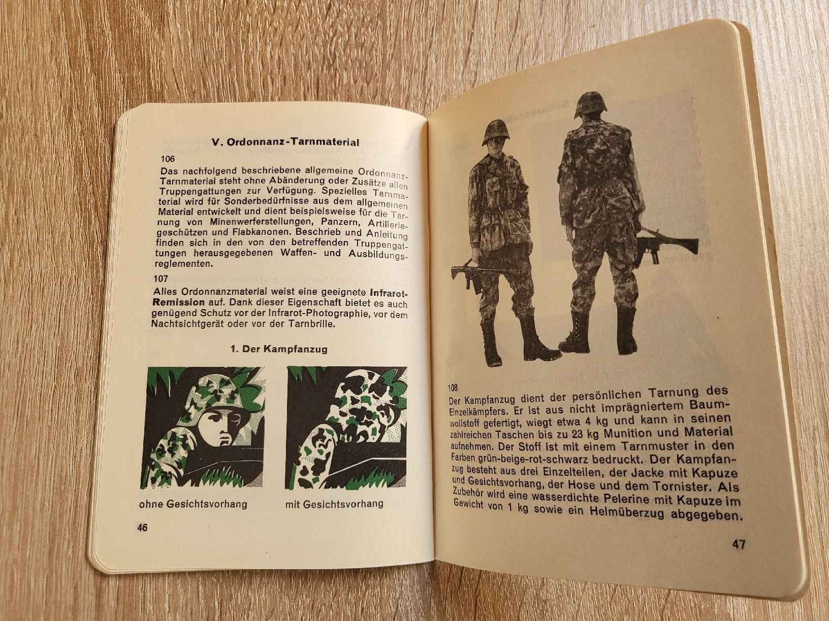 Bücher: Reglement "Das Tarnen" - Schweizer Armee  – Gebraucht aus Massongex von Jalon71 3