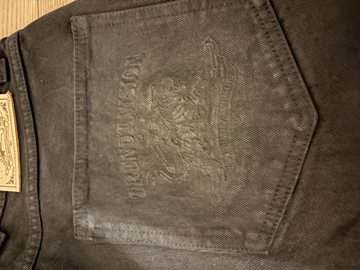 Trendt Vision Jeans: Schwarze waxed carpenter Denim Grösse S – Nuovo e nell'imballaggio originale da Winterthur venduto da maz_mxc8 2