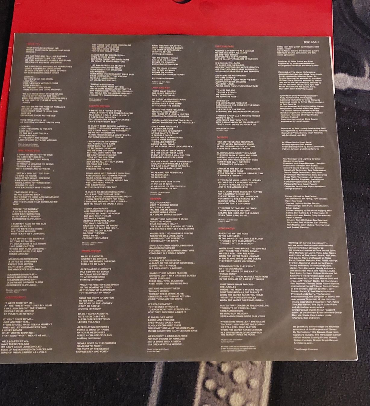 Dischi in vinile: RUSH: "Hold your Fire LP(1987) top zustand – Usato da NENDELN venduto da Vinylandmote 3
