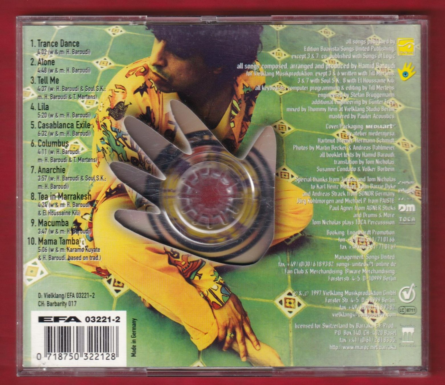 CD: Hamid Baroudi - Five (CD) – Usato da Zürich venduto da Pfluftl2000 1
