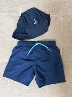 Badehose Gr. 98-104 (2-4J) und Badehut