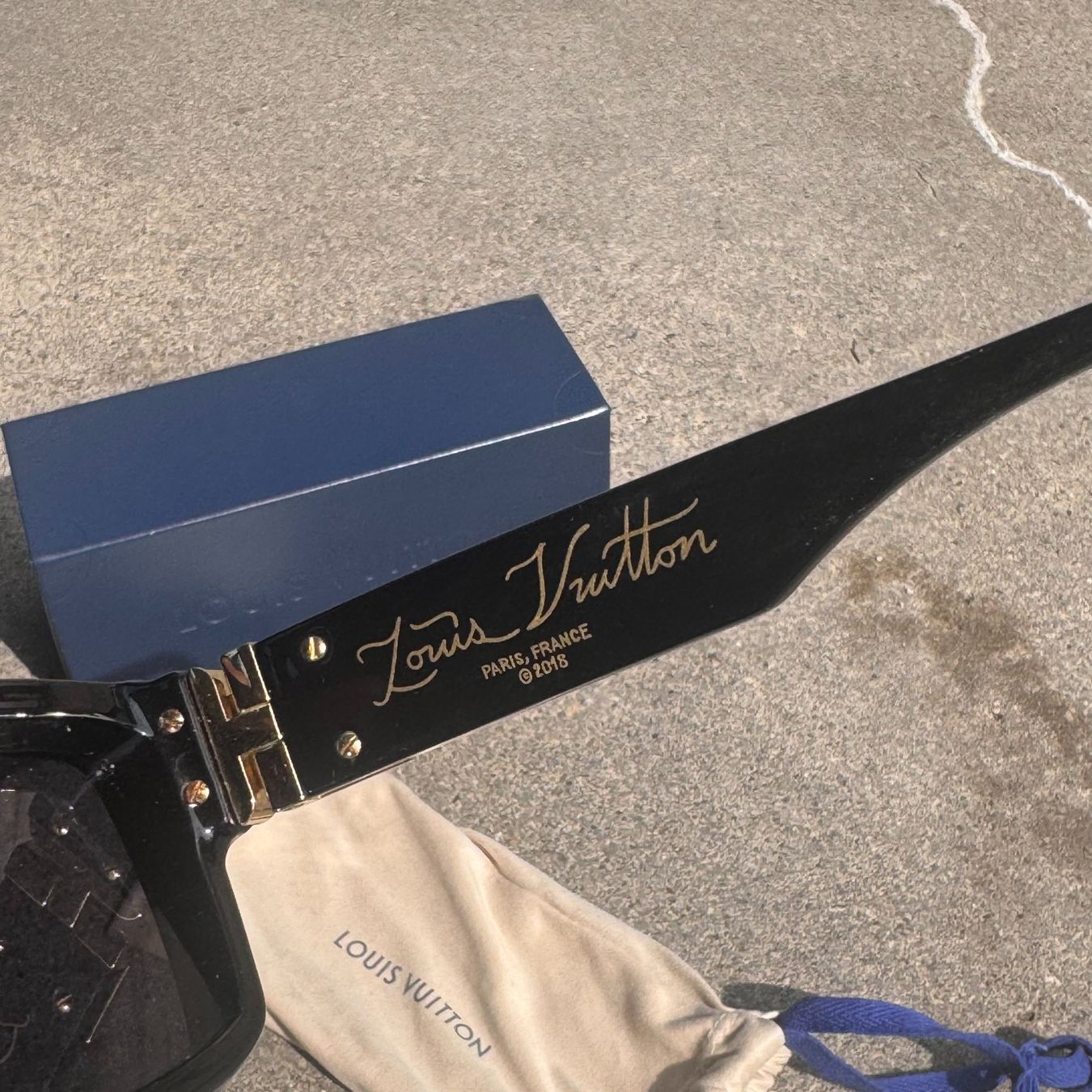 Louis Vuitton Occhiali & Lenti: Louis Vuitton Millionaire Virgil Abloh sunglasses – Usato da St. Gallen venduto da sourced_limited 2