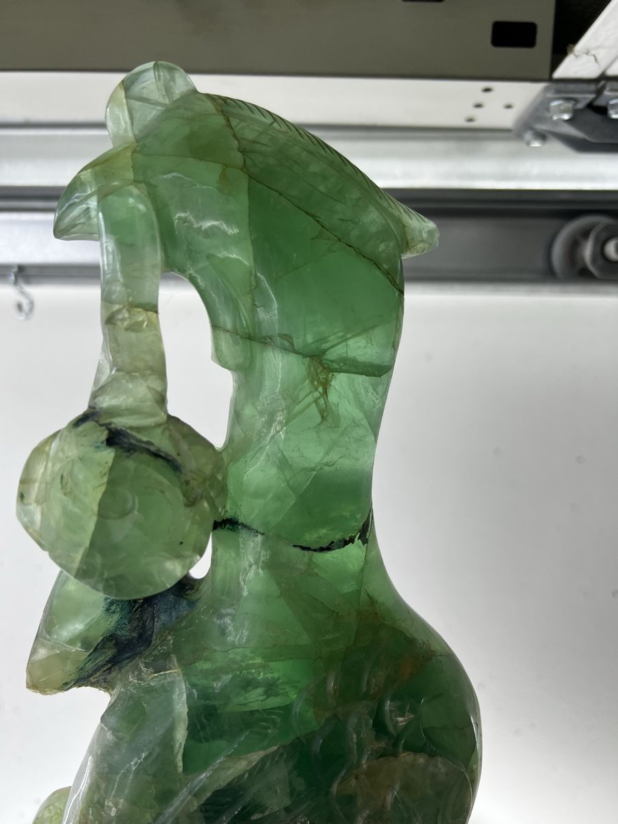 Sculture & Statue: 2 grosse Jade Skulpturen Truthähne – Usato da Wettingen venduto da NickInc 2