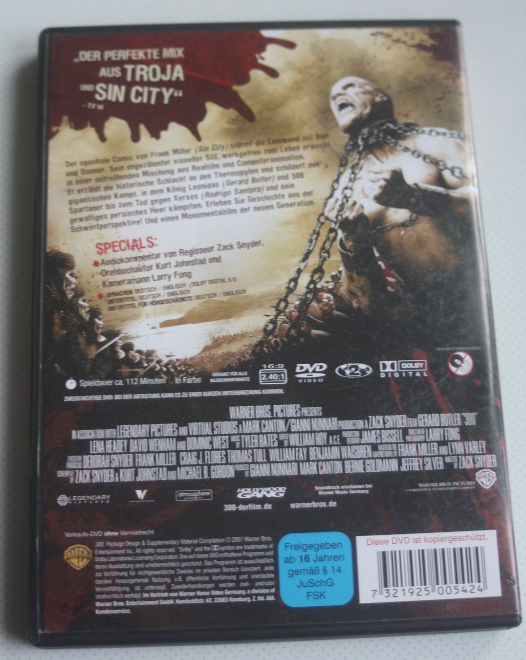 Tutti i DVDs: 300 mit Gerard Butler , DVD – Usato da Wettingen venduto da Licht08 1