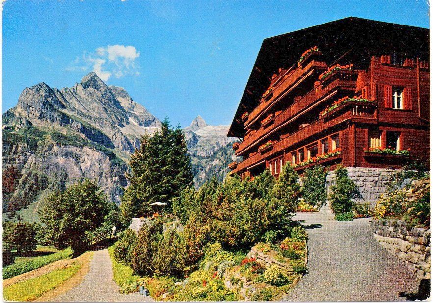 Cartes postales: BRAUNWALD Haus Bergfrieden – D'occasion à Jona par philajona