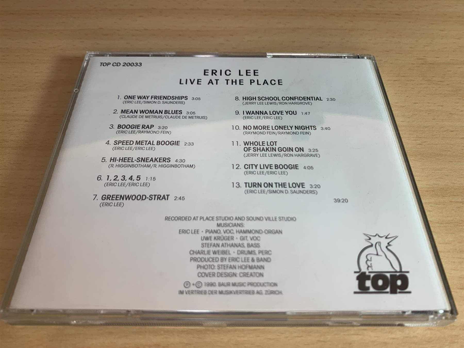 CD: Eric Lee – Live At The Place – Usato da Rikon im Tösstal venduto da Alpenmutz 1