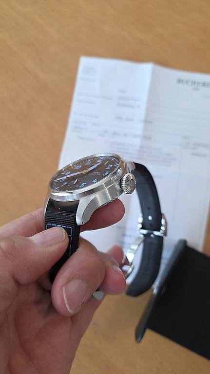 IWC Orologi: IWC Big Pilot Bucherer Blue Edition – Usato da Herisau venduto da frei72 1