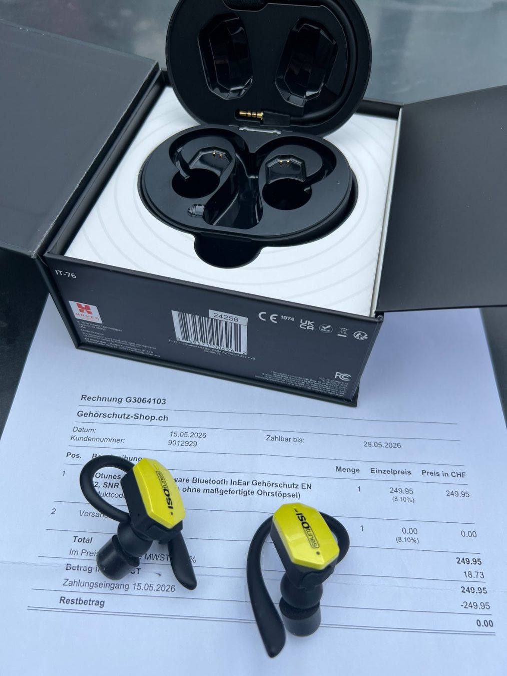 Cuffie: InEar Headset - ISOtunes Ultracomm Aware bluetooth – Nuovo e nell'imballaggio originale da Niedergösgen venduto da Criccrack 3