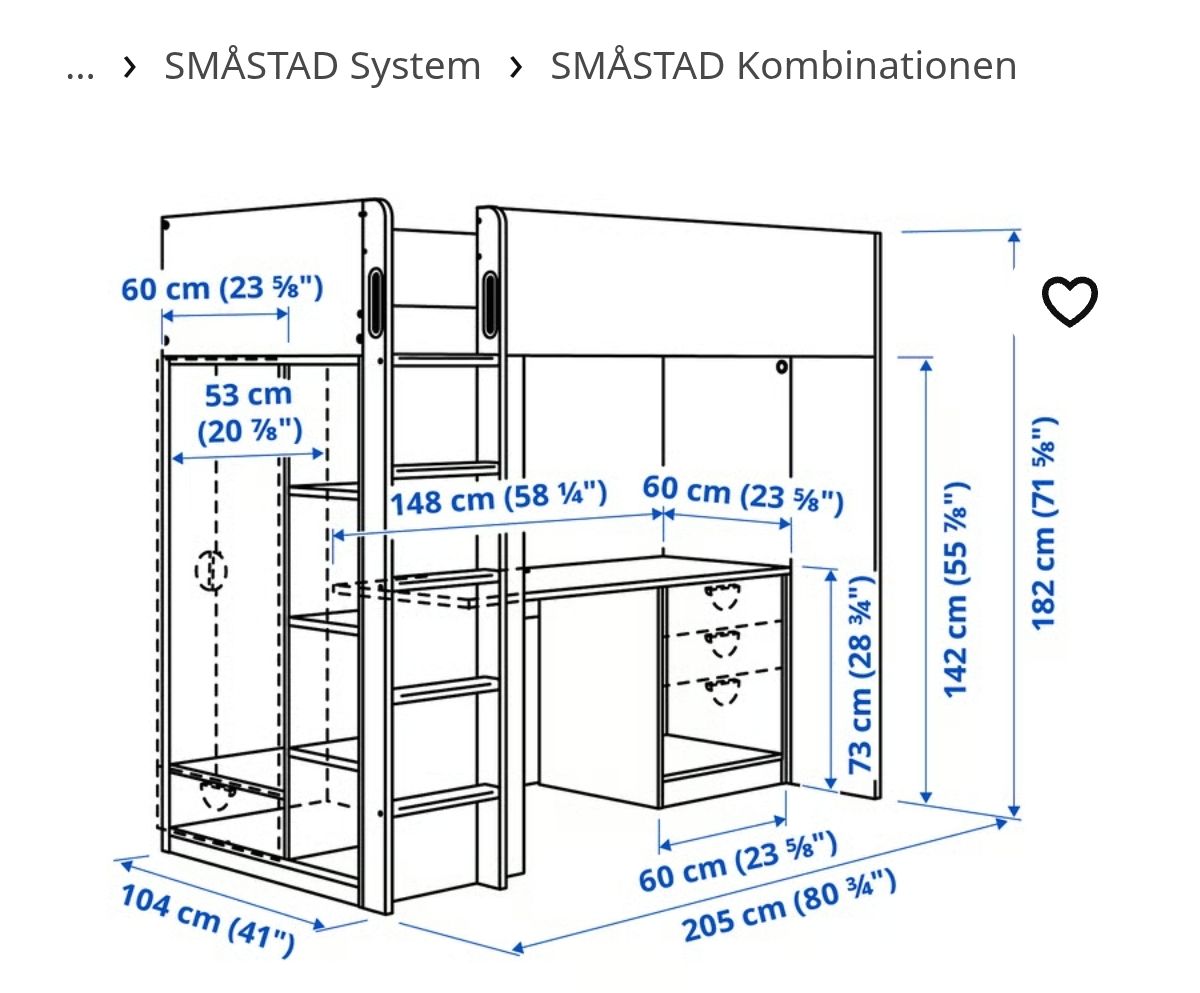 Ikea Letti: Ikea Smastad Kinderbett mit Matratze – Nuovo (secondo la descrizione) da Reinach BL venduto da Aron100 2